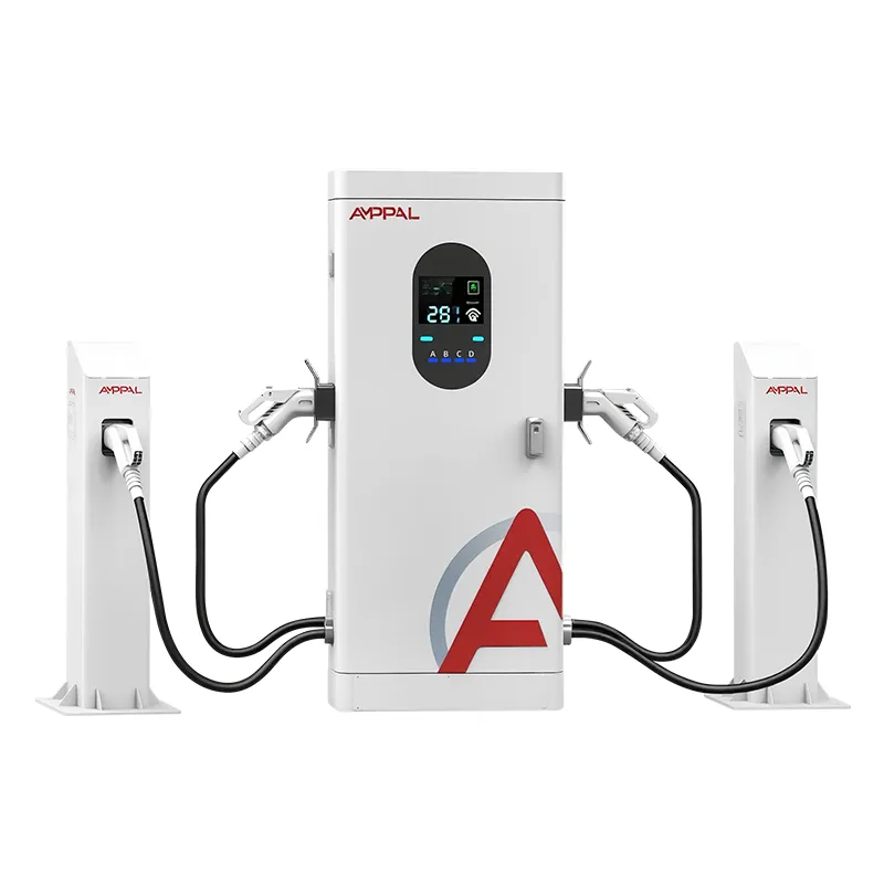 လုပ်ငန်းသုံးရေယာဉ်များအတွက် 160kW Multi-Connector DC Fast EV အားသွင်းစခန်း